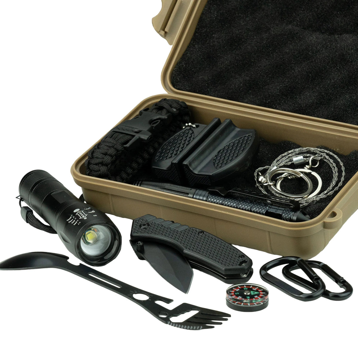 Highlander Survival Kit in wasserdichter Hartschalenbox