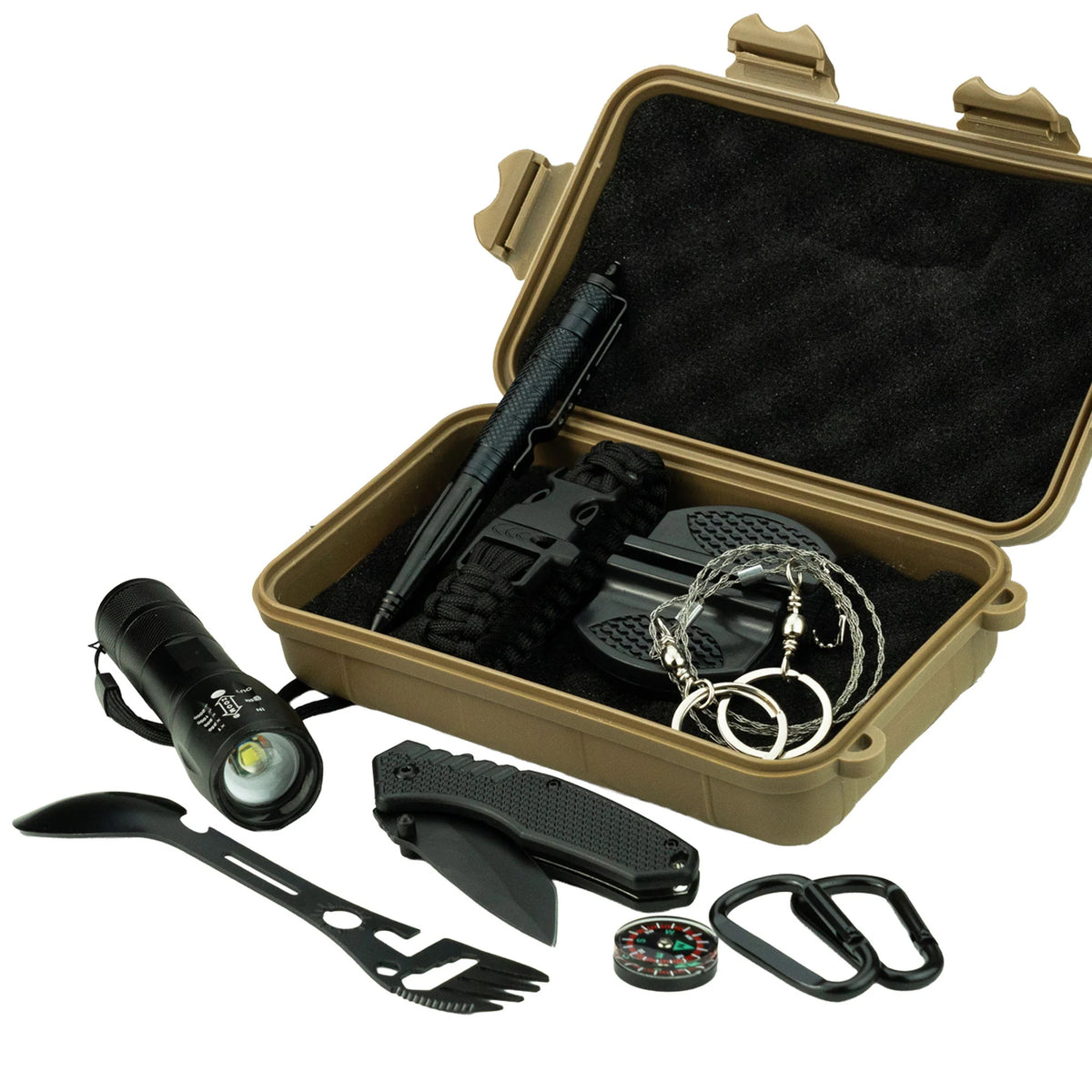 Highlander Survival Kit in wasserdichter Hartschalenbox