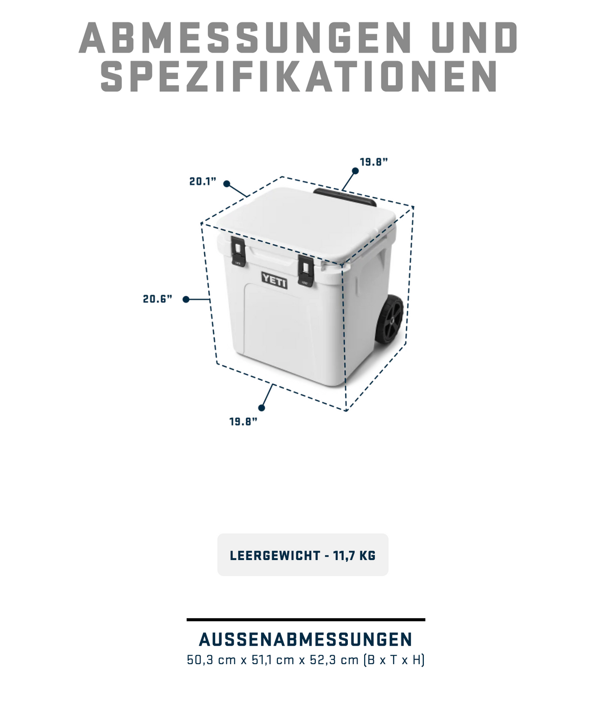 YETI® Kühlbox Roadie 48 - Charcoal