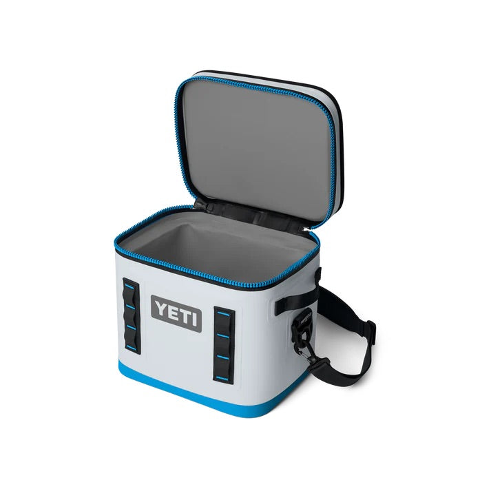 YETI® Kühltasche Hopper Flip® 12 - Fog Gray/Blue