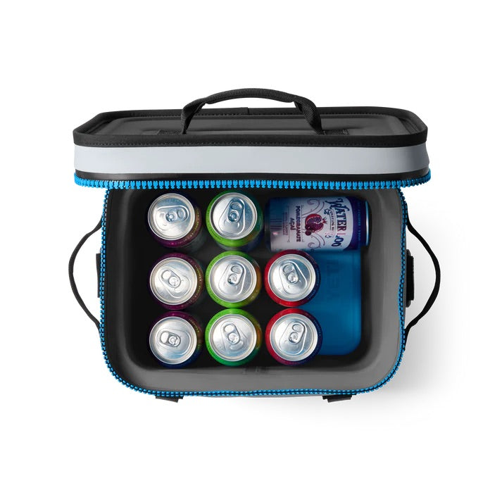 YETI® Kühltasche Hopper Flip® 12 - Fog Gray/Blue