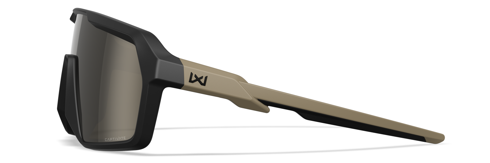 WILEY X Sonnenbrille CITADEL - Matte Black / Tan