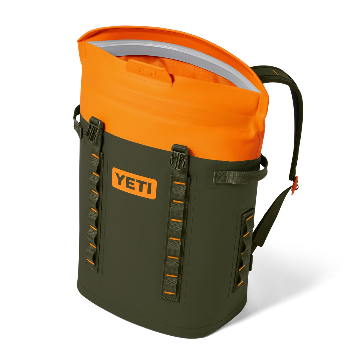 YETI® Hopper Backpack M20 - Olive/King Crab Orange