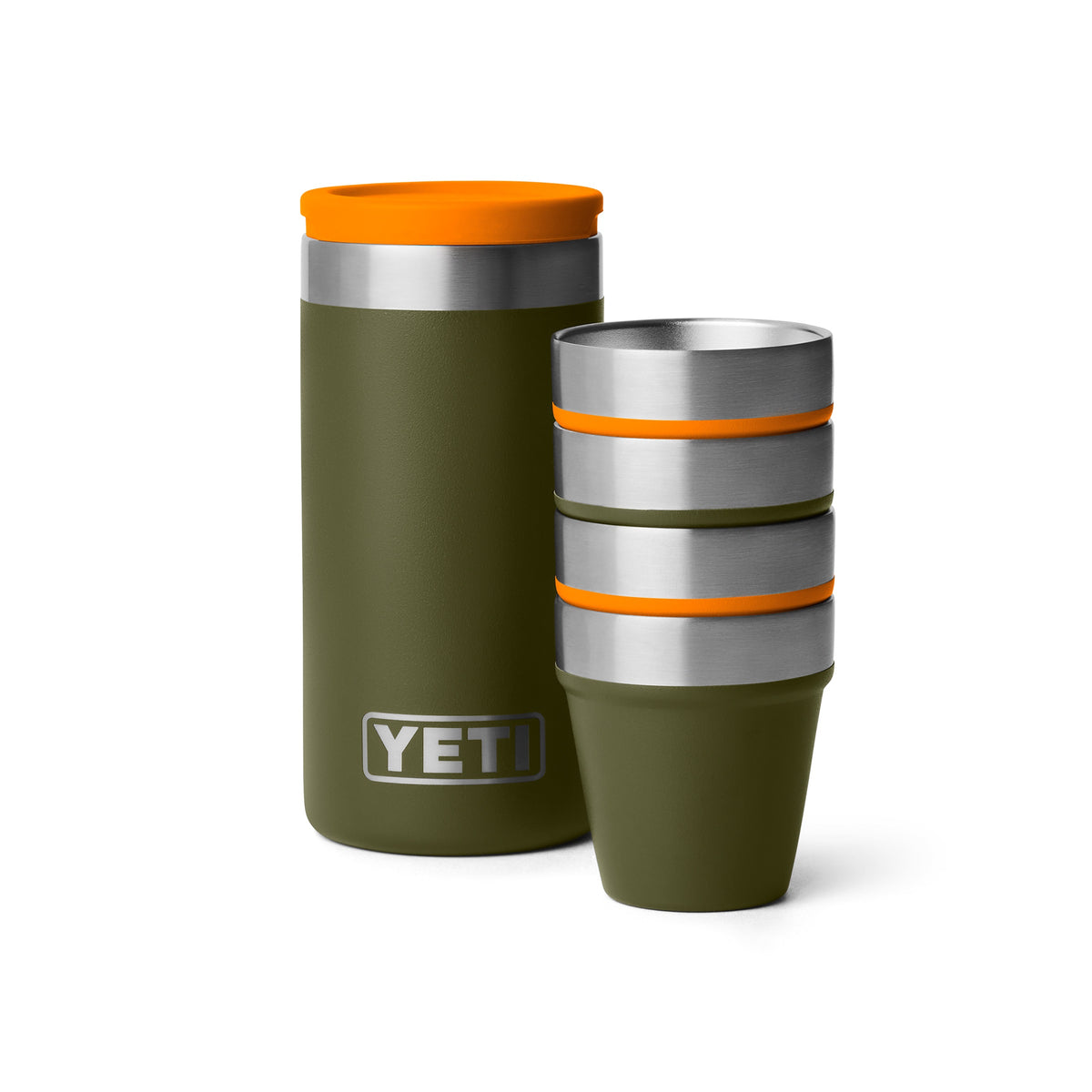 YETI® Rambler Schnapsbecher - Olive/King Crab Orange