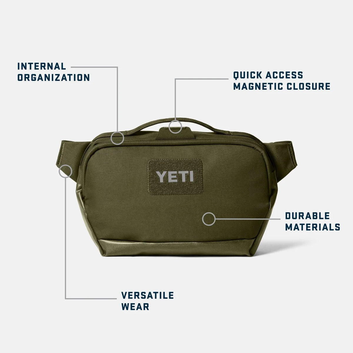 YETI® Ranchero™ Crossbody-Tasche 4 L - Pampa Light Green