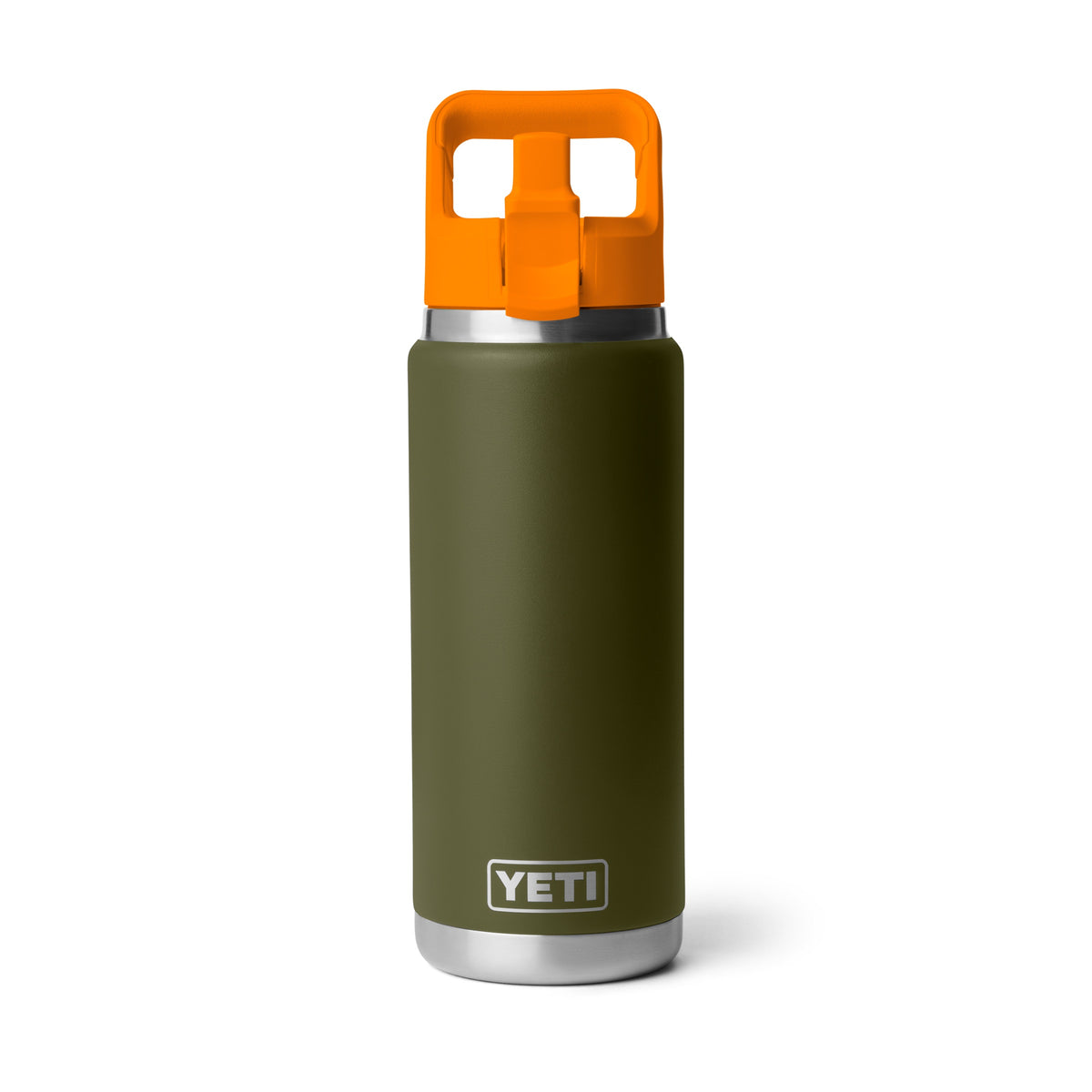 YETI® Flasche Rambler 26 Oz Straw - Olive King Crab Orange