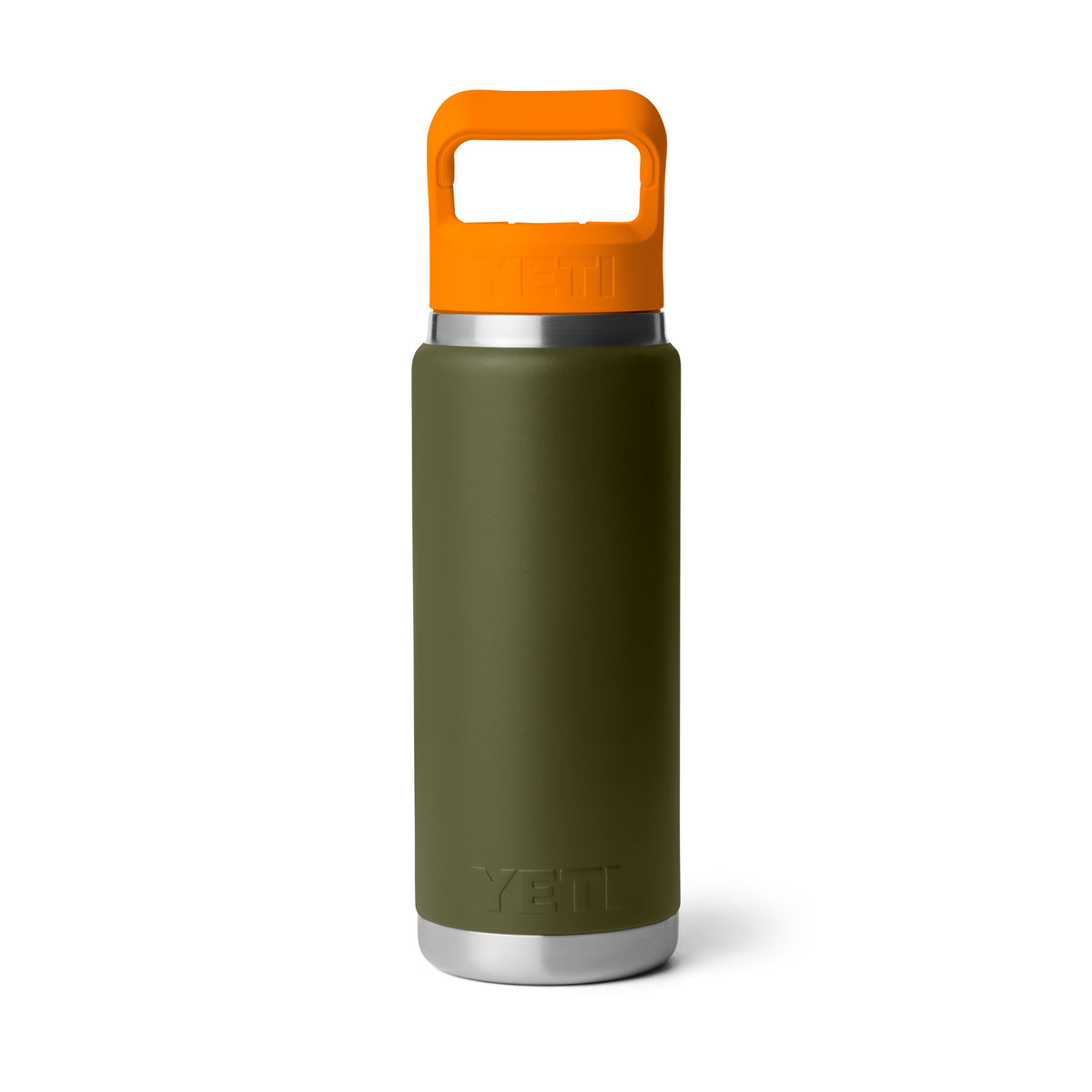 YETI® Flasche Rambler 26 Oz Straw - Olive King Crab Orange