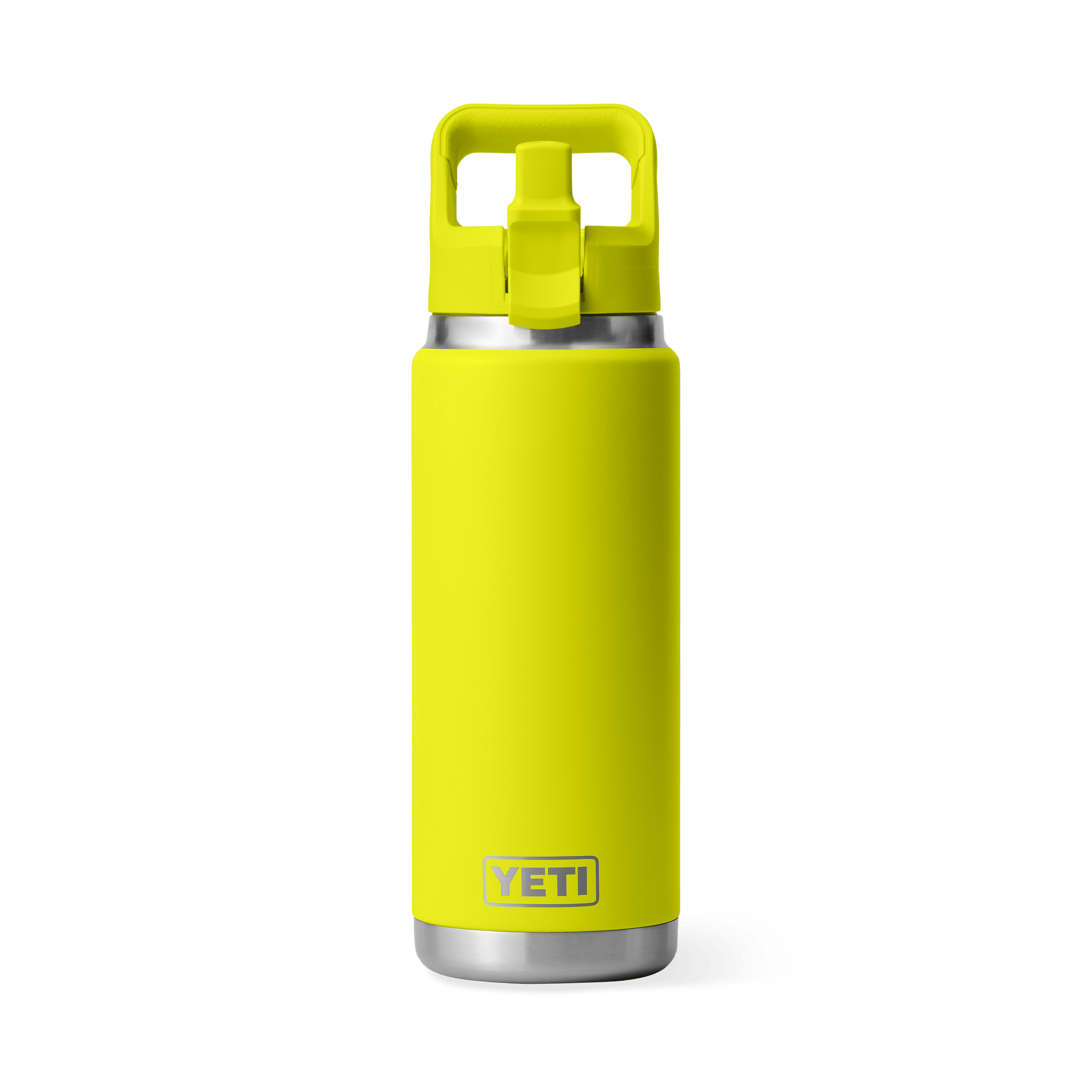 YETI® Bouteille Rambler 26 Oz Straw - Firefly Yellow