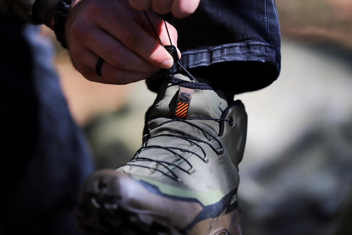 Salomon CROSS HIKE TRACKER GTX - Green / Earth Brown