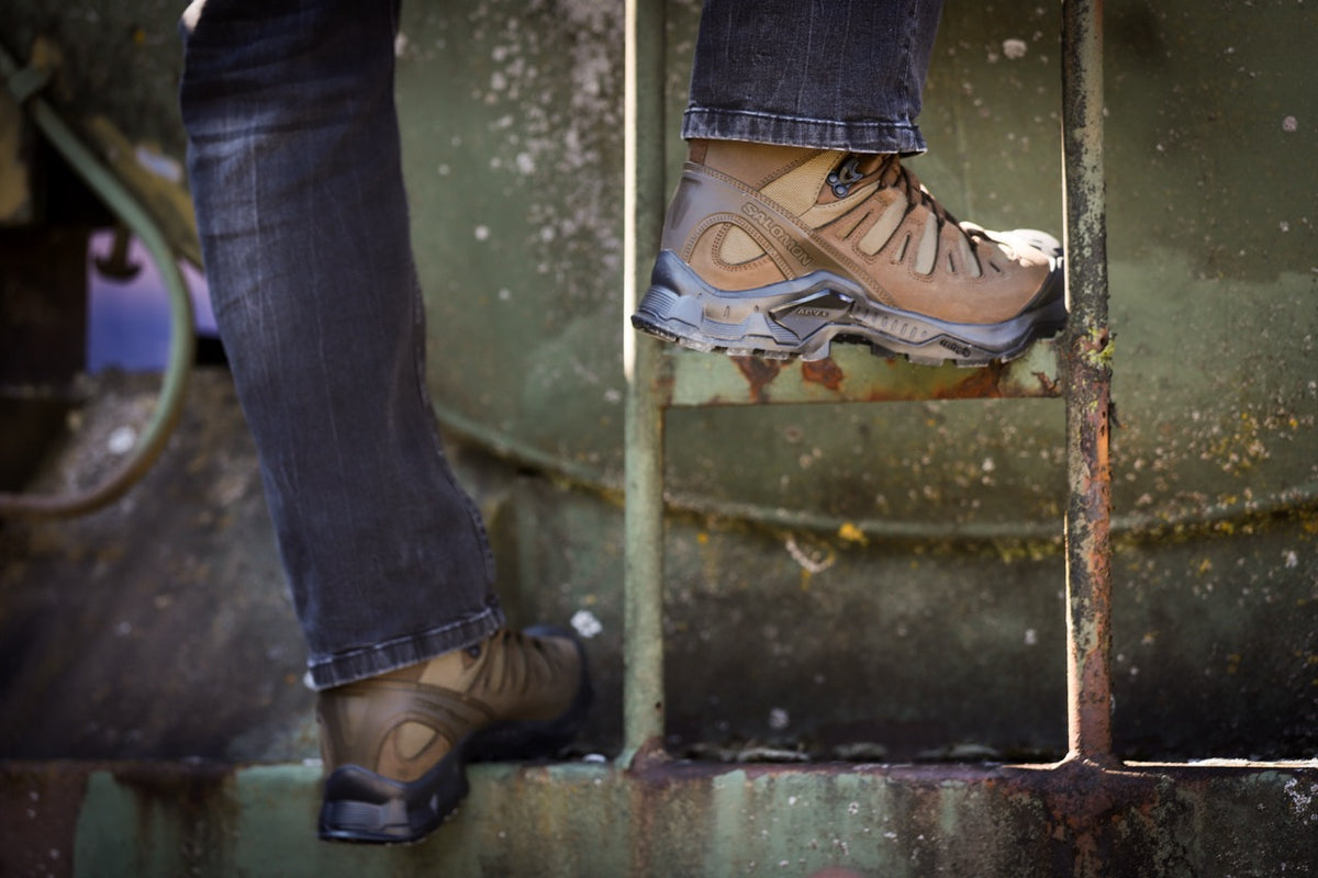 Salomon QUEST TRACKER GTX - Earth Brown / Green