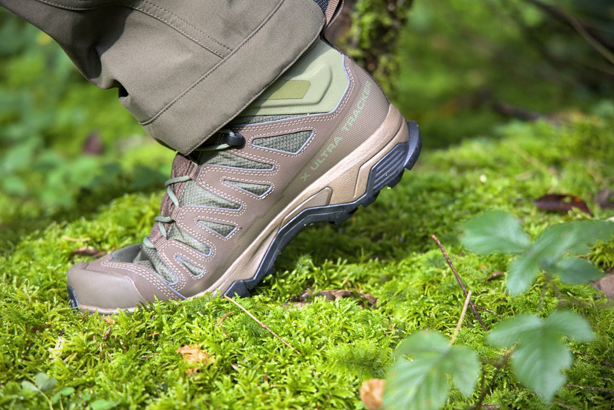 Salomon X ULTRA TRACKER GTX - Green / Earth Brown