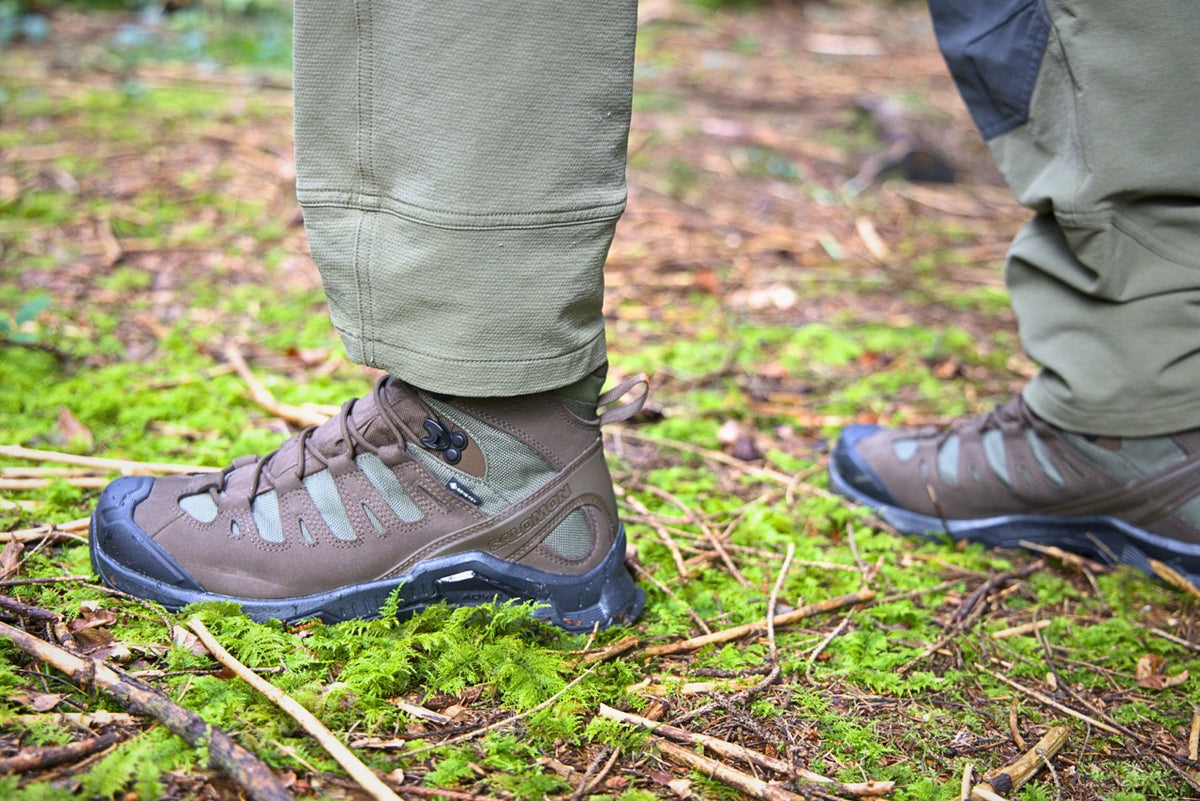 Salomon QUEST TRACKER GTX - Earth Brown / Green