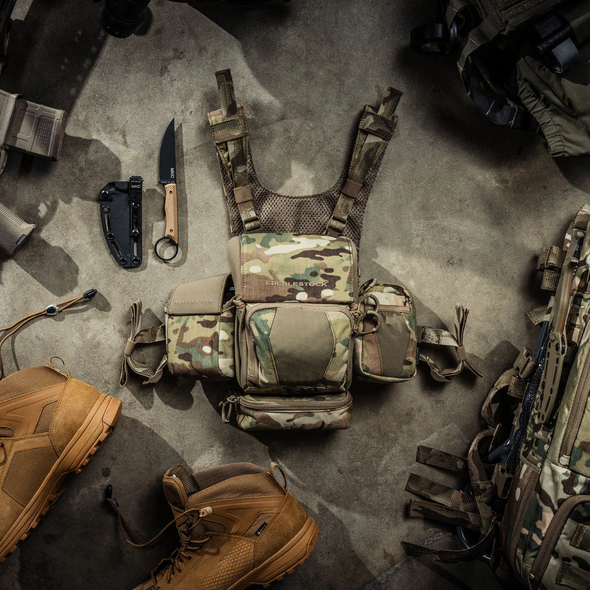 Eberlestock Recon Modular Bino Pack Petit - Vert militaire