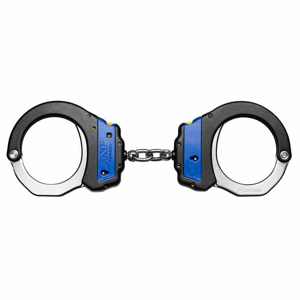 Menottes ASP Identifier Ultra Plus Cuff Kette - bleu