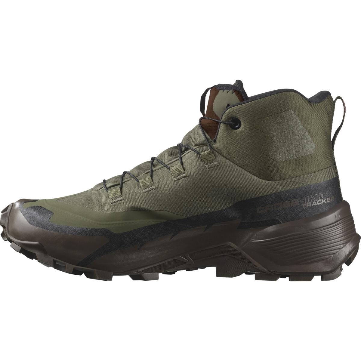 Salomon CROSS HIKE TRACKER GTX - Green / Earth Brown