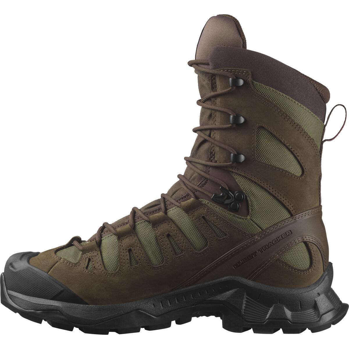 Salomon QUEST TRACKER HIGH GTX - Earth Brown / Green