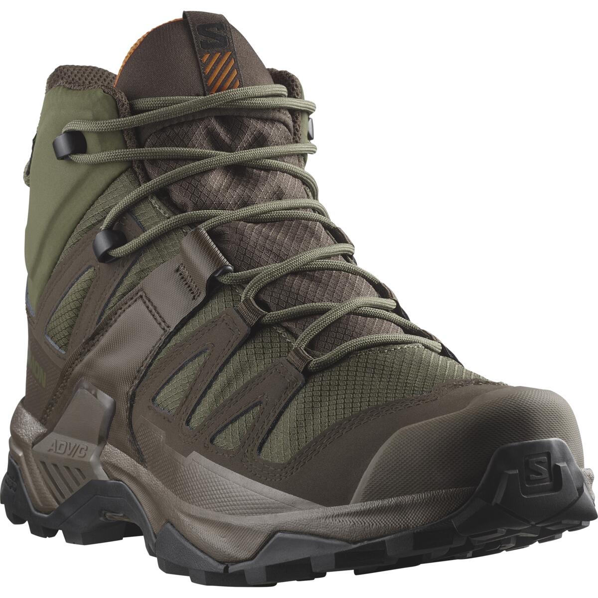 Salomon X ULTRA TRACKER GTX - Green / Earth Brown / Orange