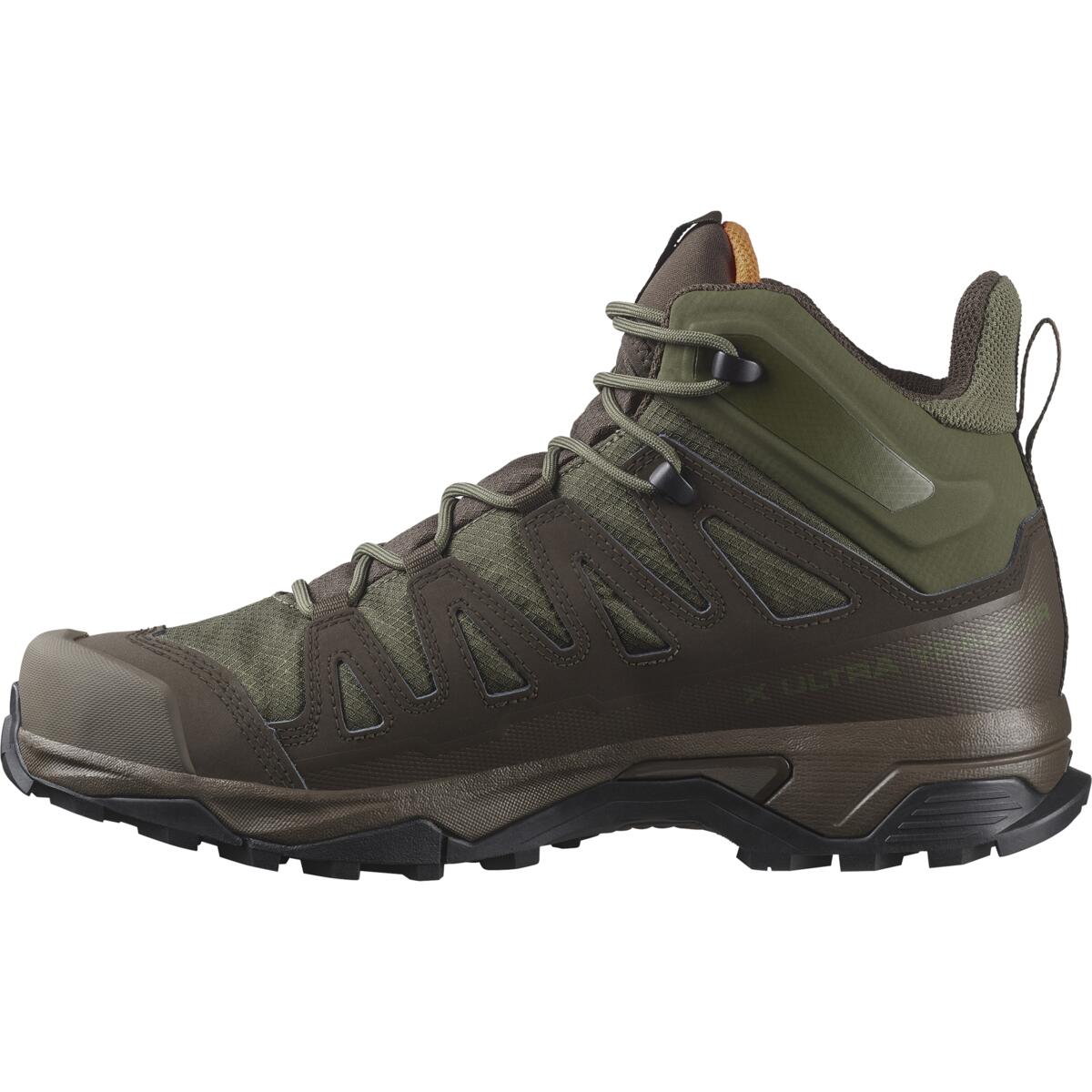 Salomon X ULTRA TRACKER GTX - Green / Earth Brown / Orange