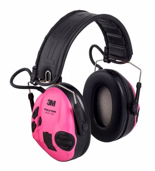 3M Peltor™ Protection auditive SportTac - rose/vert