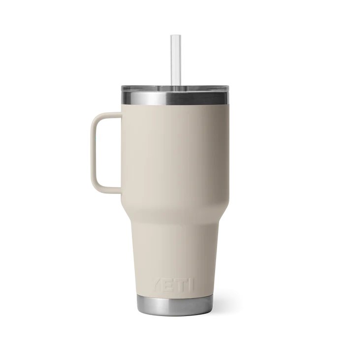 YETI® Becher Rambler 35 Oz Straw Mug - Cape Taupe