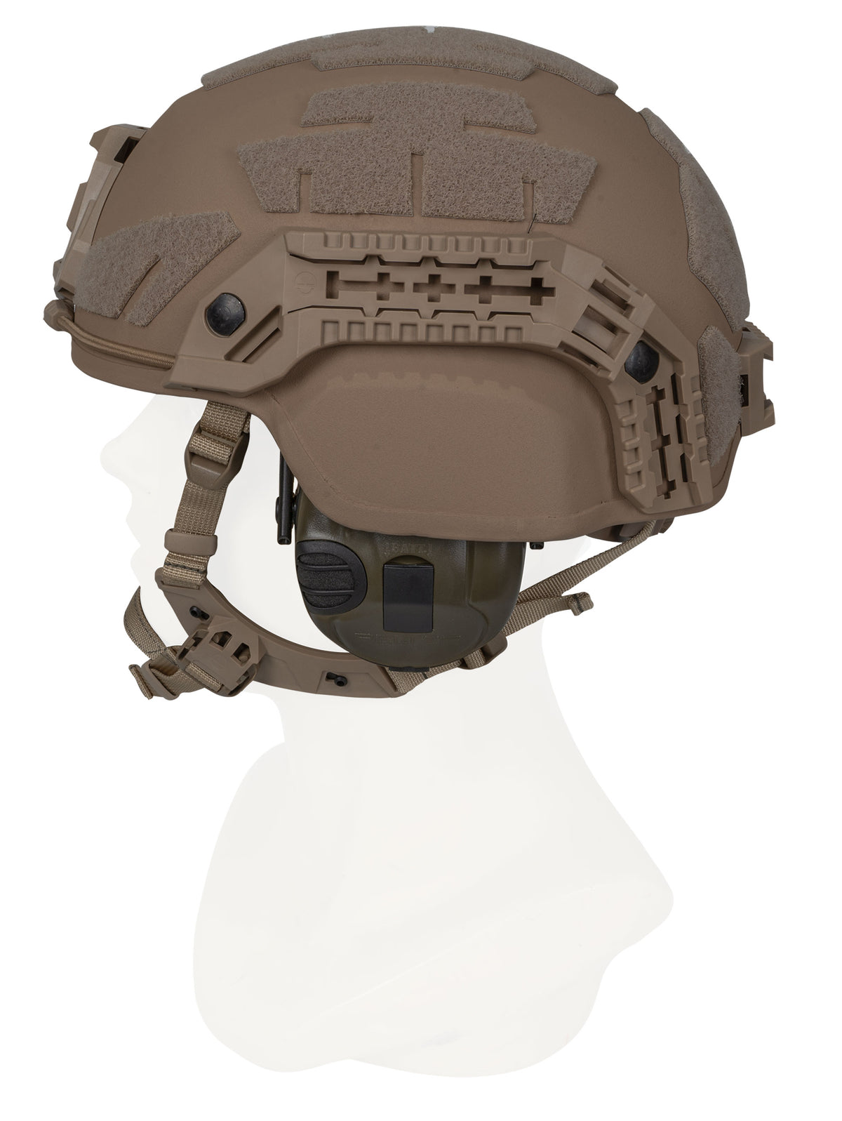 Schuberth Ballistikhelm M100 Full Cut - RAL 8031 (Sandbraun)