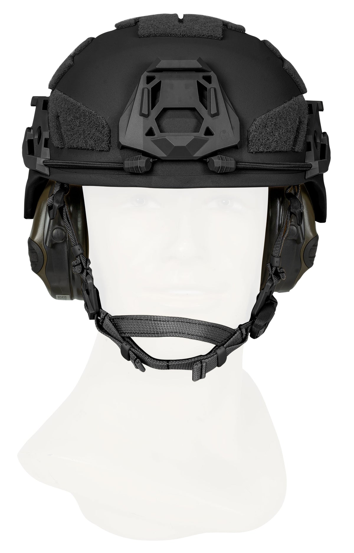 Schuberth Ballistikhelm M100 Full Cut - RAL 9021 (Teerschwarz)