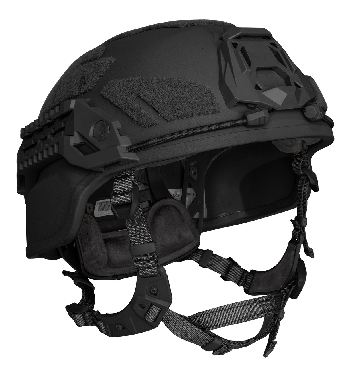 Schuberth Ballistikhelm M100 Full Cut - RAL 9021 (Teerschwarz)