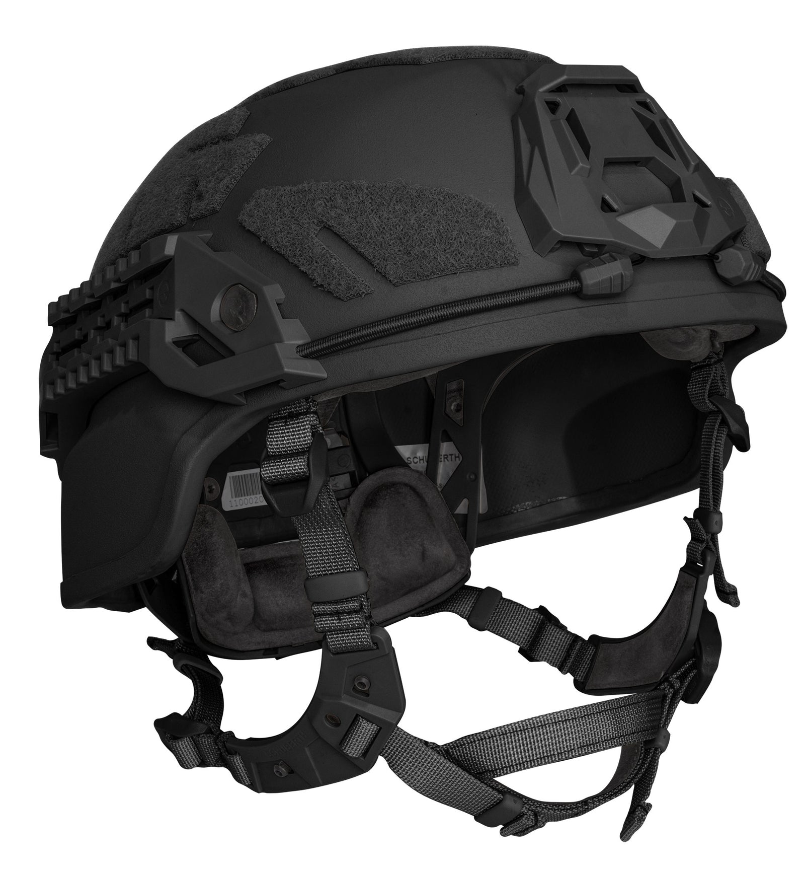 Schuberth Ballistikhelm M100 Full Cut - RAL 9021 (Teerschwarz)