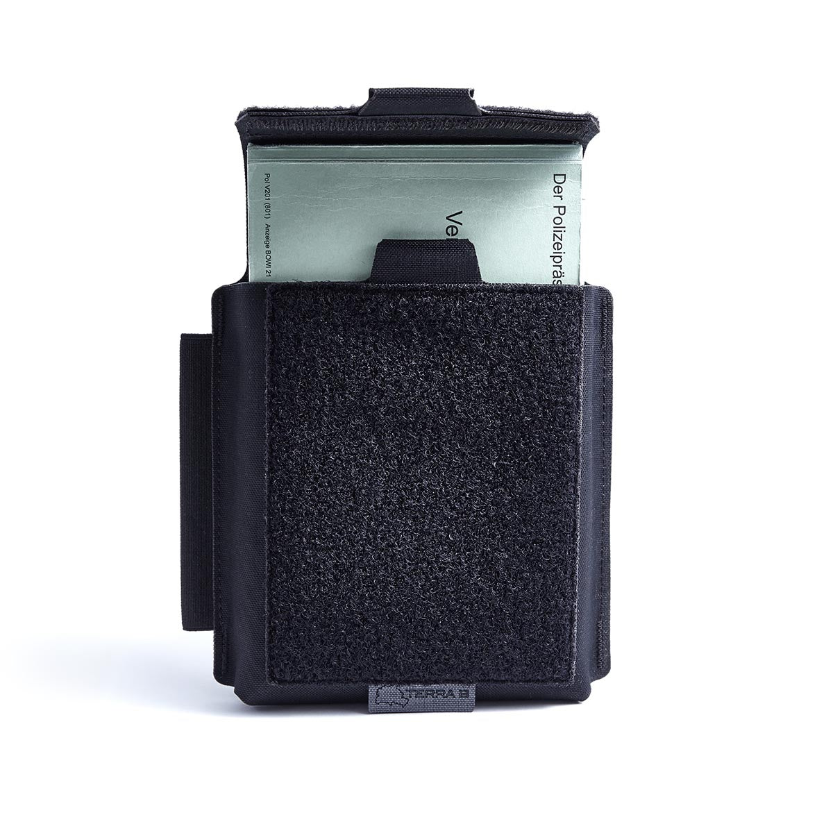 TERRA B Note Pouch Vertical Molle - Noir