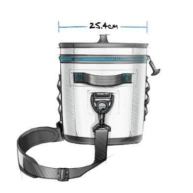 YETI® Sac isotherme HOPPER FLIP® 8 Charcoal