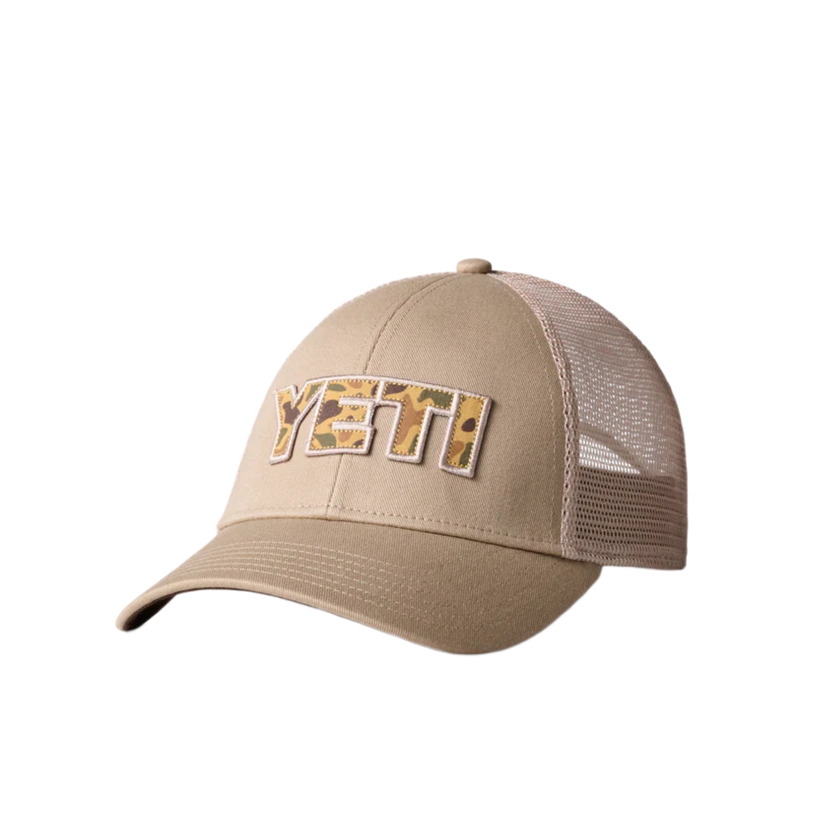 YETI® Camo Logo Badge Trucker Cap
