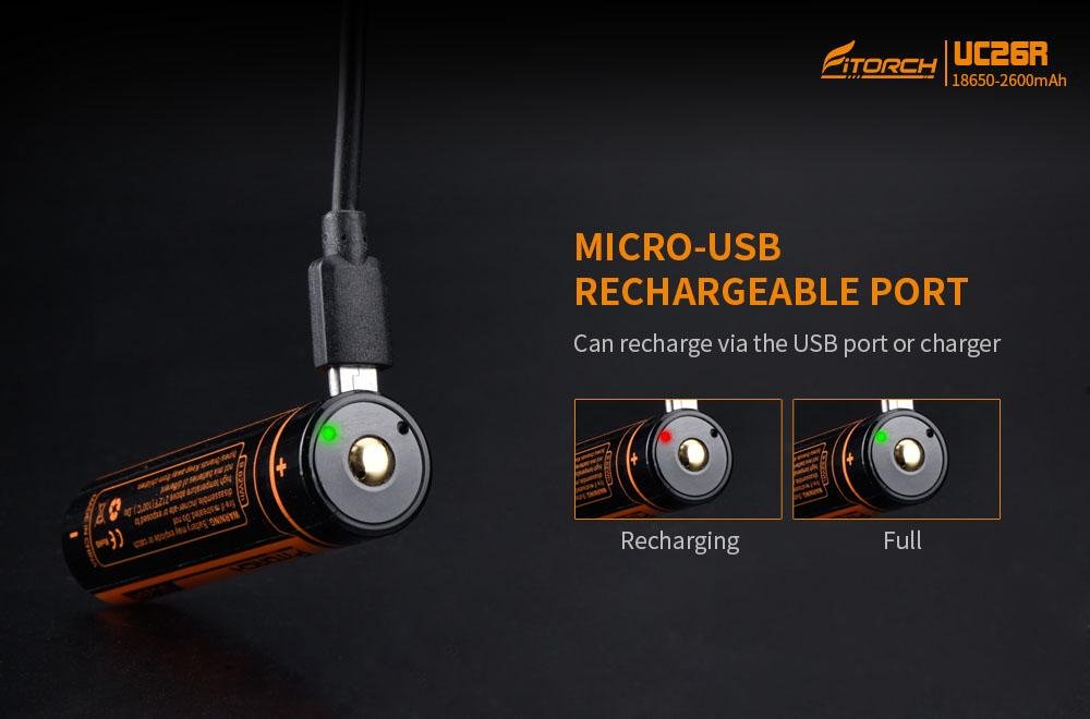 Fitorch Akku 18650-2600mAh