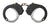 ASP Handschelle Ultra Plus Cuff mit Kette aus Stahl, schwarz