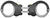 ASP Handschelle Ultra Plus Cuff mit Gelenk aus Stahl, schwarz