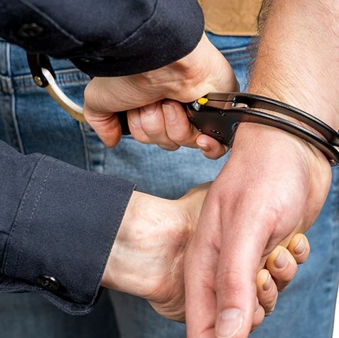 ASP Menottes Ultra Plus Cuff avec chaîne en acier, noir