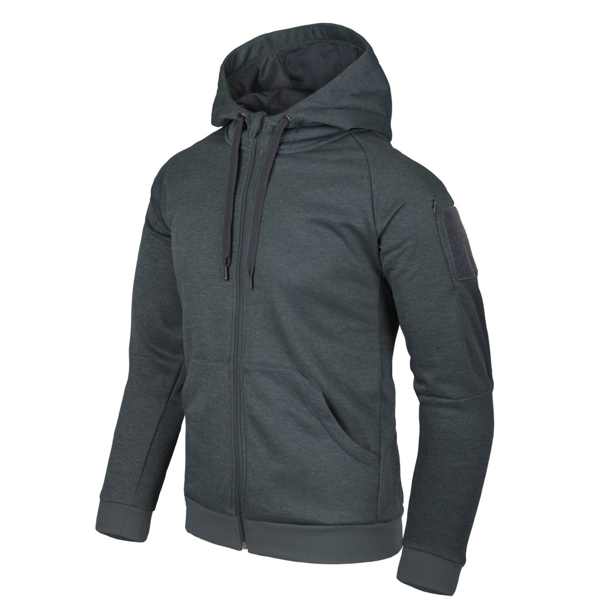 Helikon-Tex Urban Tactical Hoodie (FullZip)® Melange Black-Grey