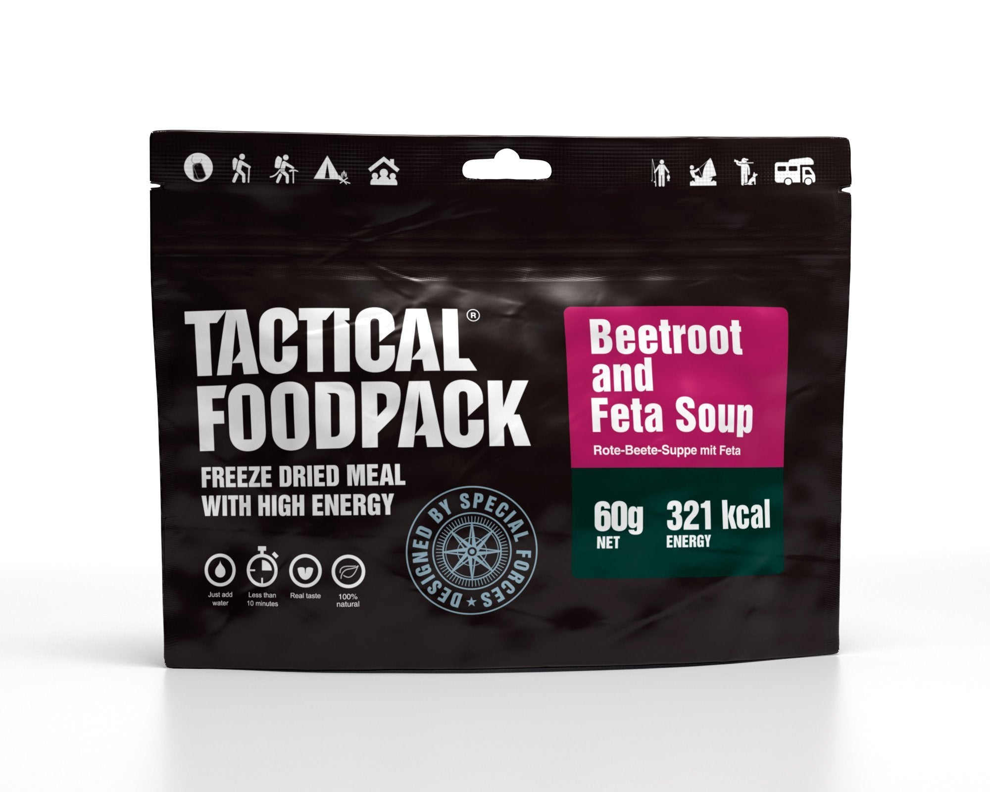 Tactical Foodpack Rote Beete Suppe mit Feta