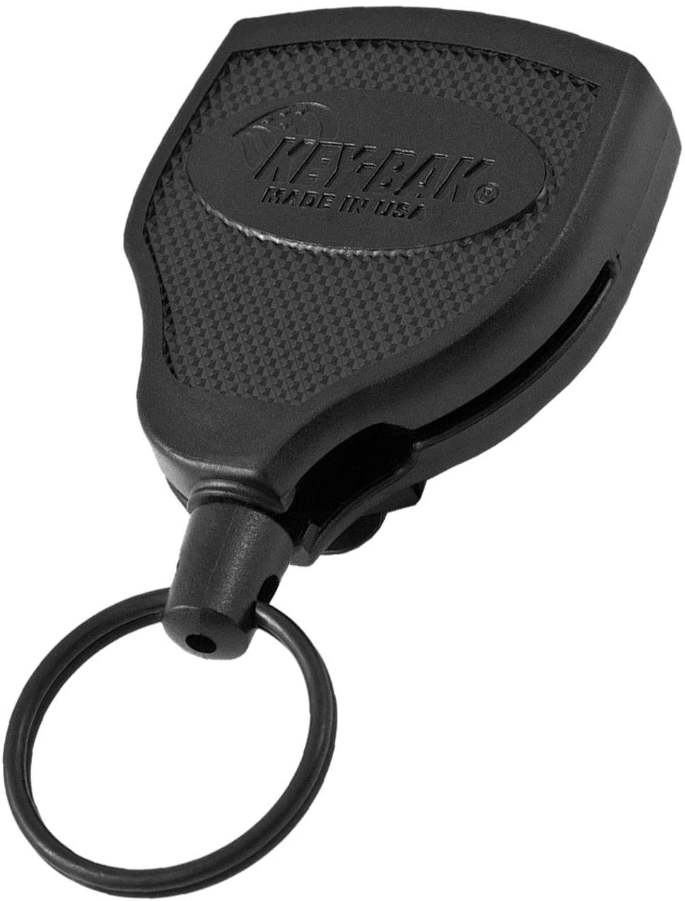 Rieffel Key-Bak Schlüsselanhänger mit Gürtelclip, Anhänger gross, 120 cm  Auszugsschnur aus Kevlar 