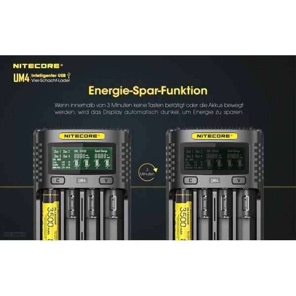 Nitecore Station de recharge USB UM4