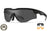 Wiley X Lunettes de protection ROGUE COMM Black - Smoke Grey + Clear + Light Rust