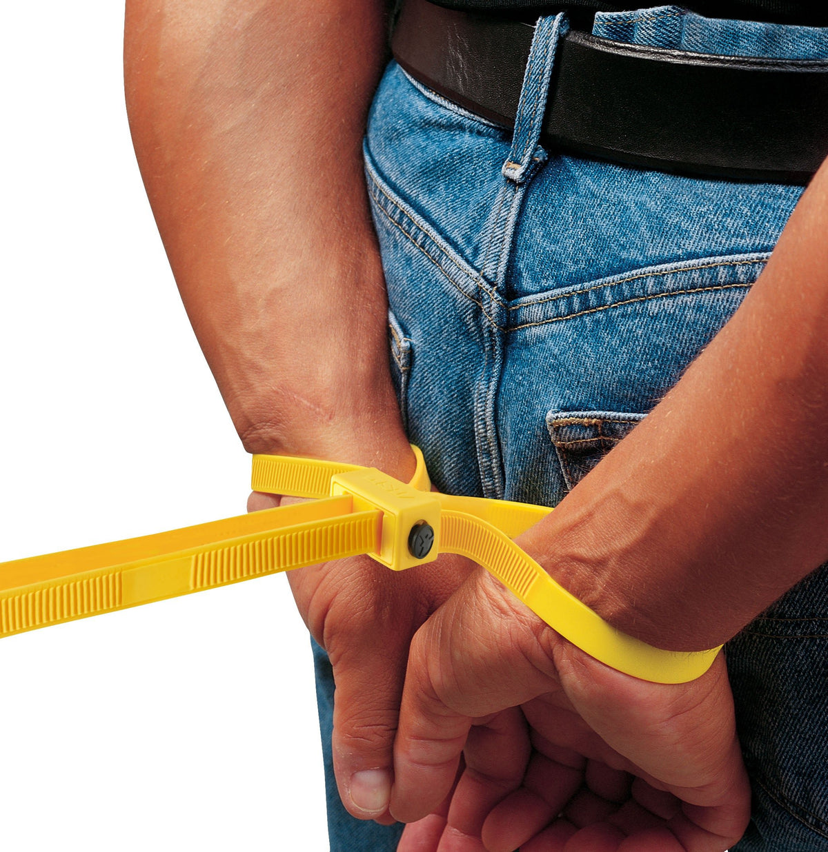 ASP Menottes Tri-Fold (paquet de 10) jaune