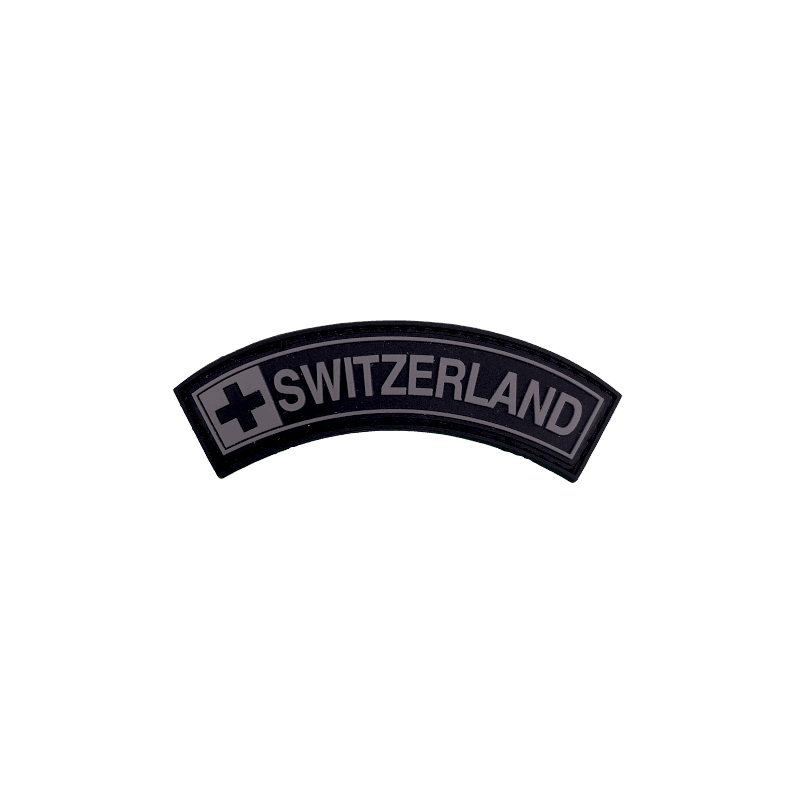 SWITZERLAND Patch Noir