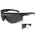 Wiley X Lunettes de protection ROGUE Black - Smoke Grey + Clear