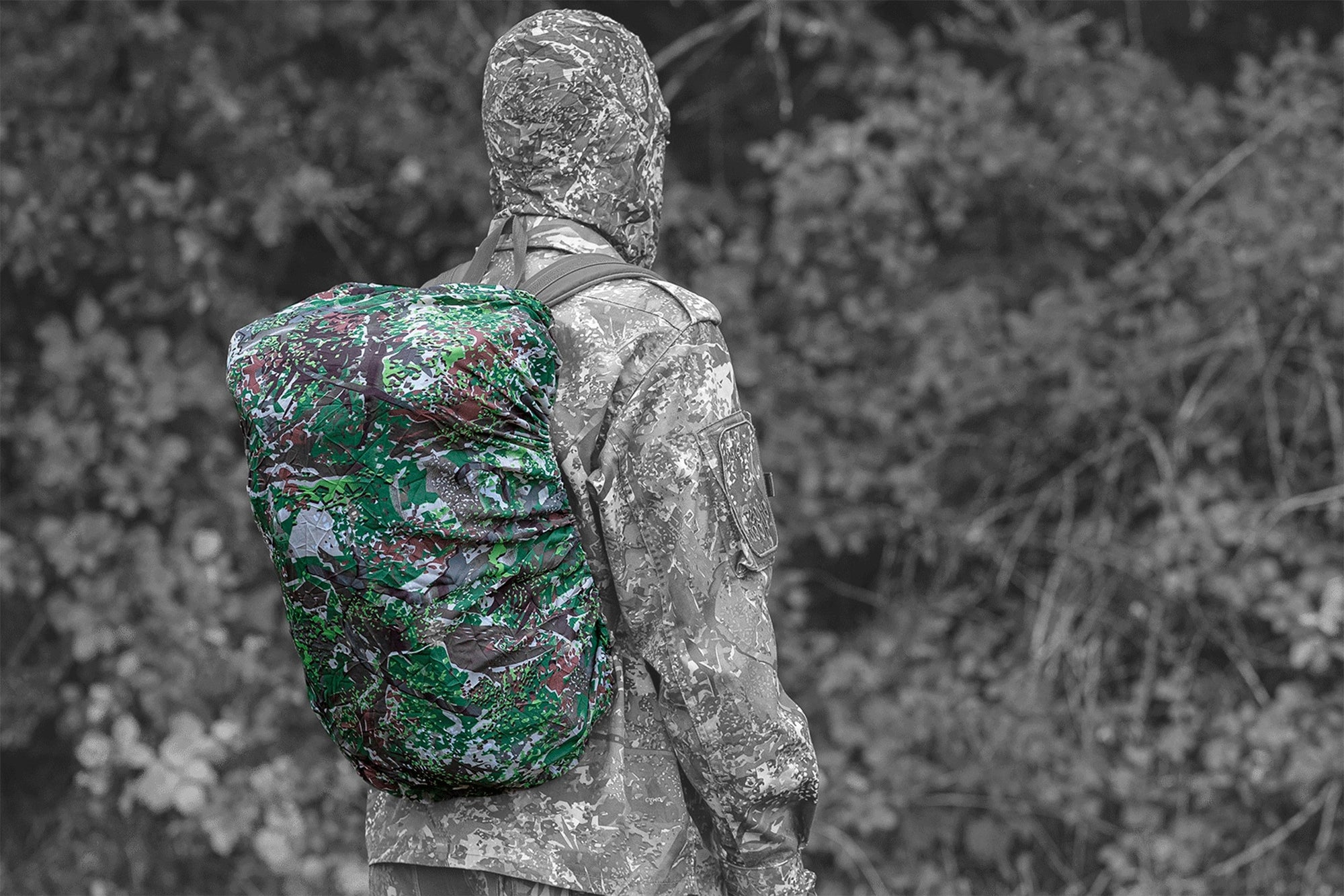 Ghosthood Backpack-Cover 30 - CONCAMO green