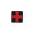 Medic Cross Patch Red